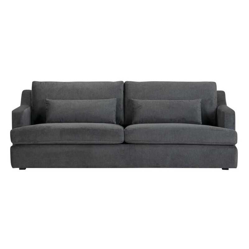 The Rhys Sofa - Soft Textured Greyed Green image number 0
